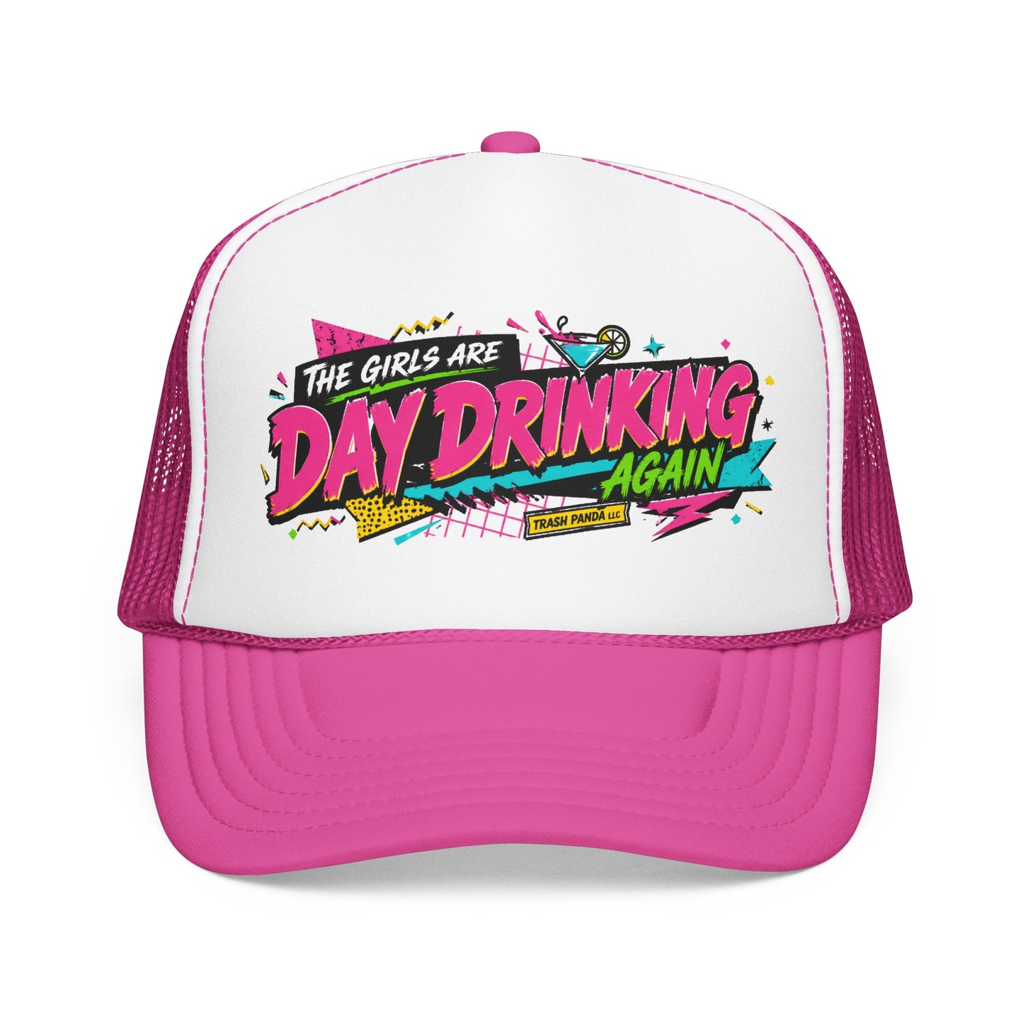 Day Drinking Foam Trucker Hat (Printed)