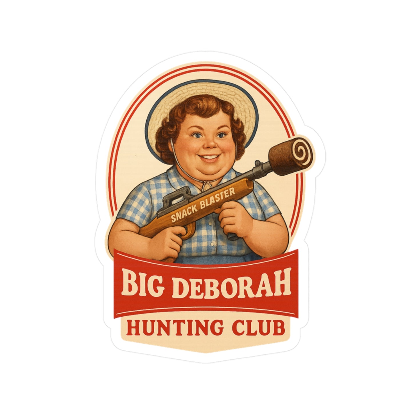 Big Deborah Hunting Club Vinyl Decal