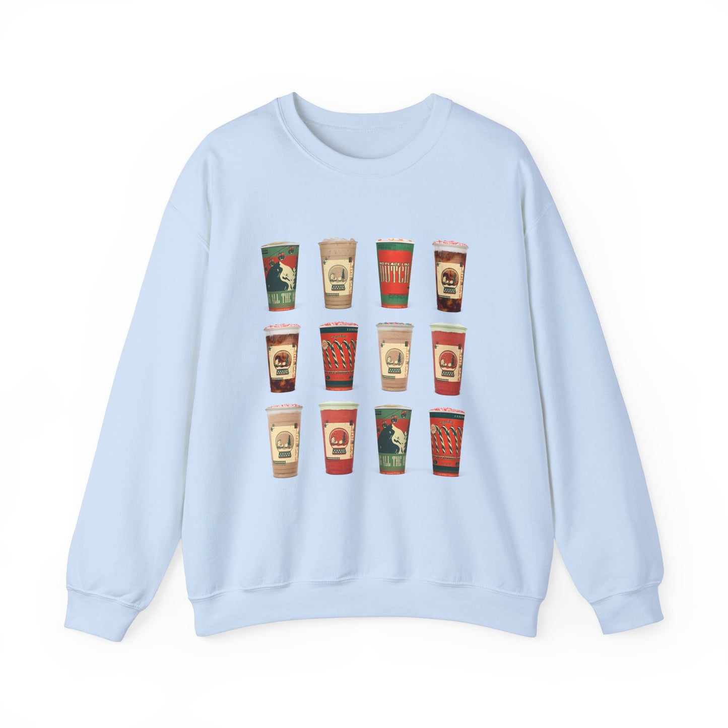 Dutch Bros Christmas Sweatshirt Unisex Heavy Blend™ Crewneck Sweatshirt