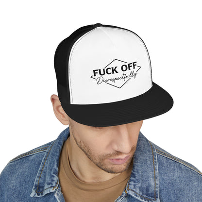 F*CK OFF 5 Panel Trucker Cap (Embroidery)