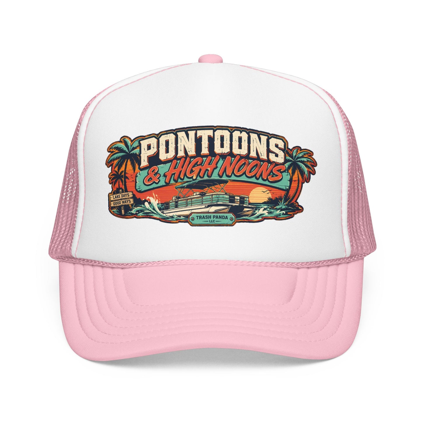 Pontoons & High Noons Foam Trucker Hat (Printed)