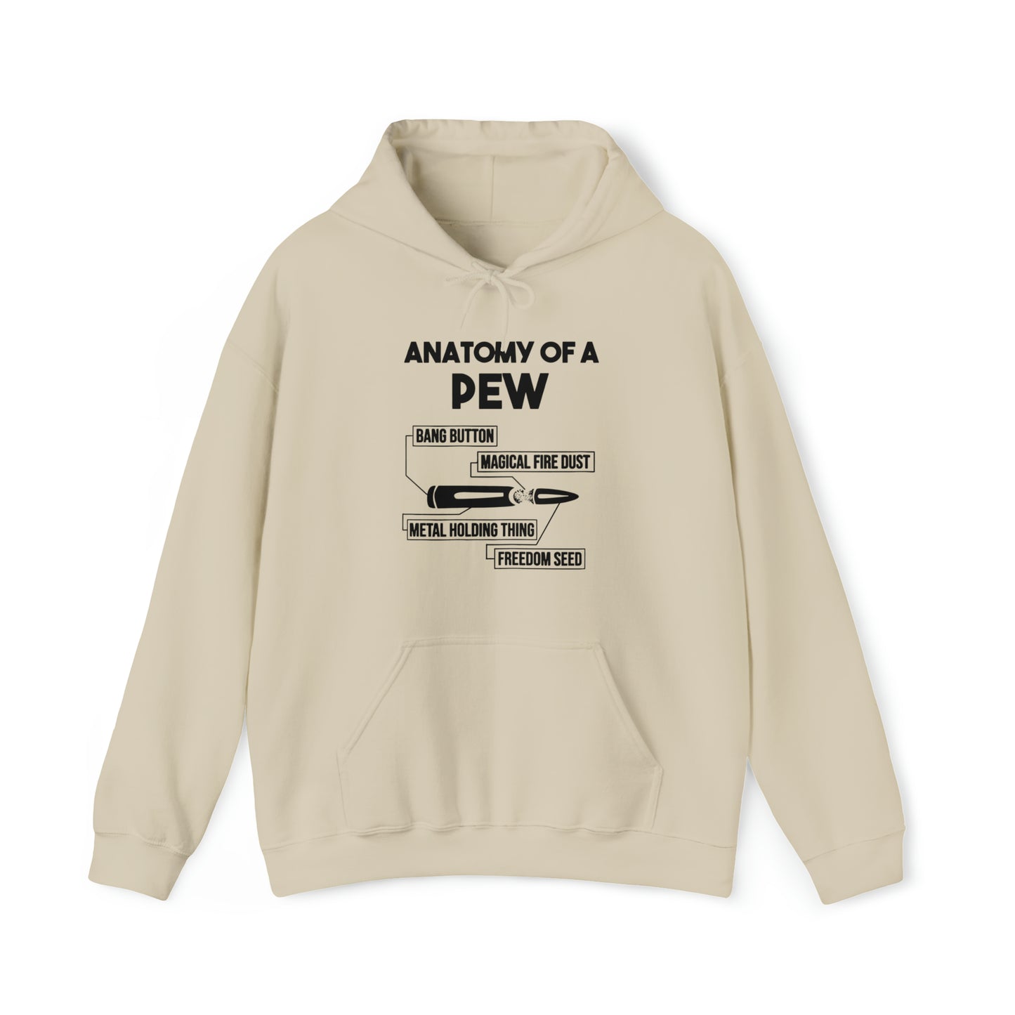 Anatomy Of A Pew Unisex Heavy Blend™ Hooded Sweatshirt