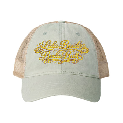 Lida Beeda Boda Butt Women's Washed Mesh-Back Cap
