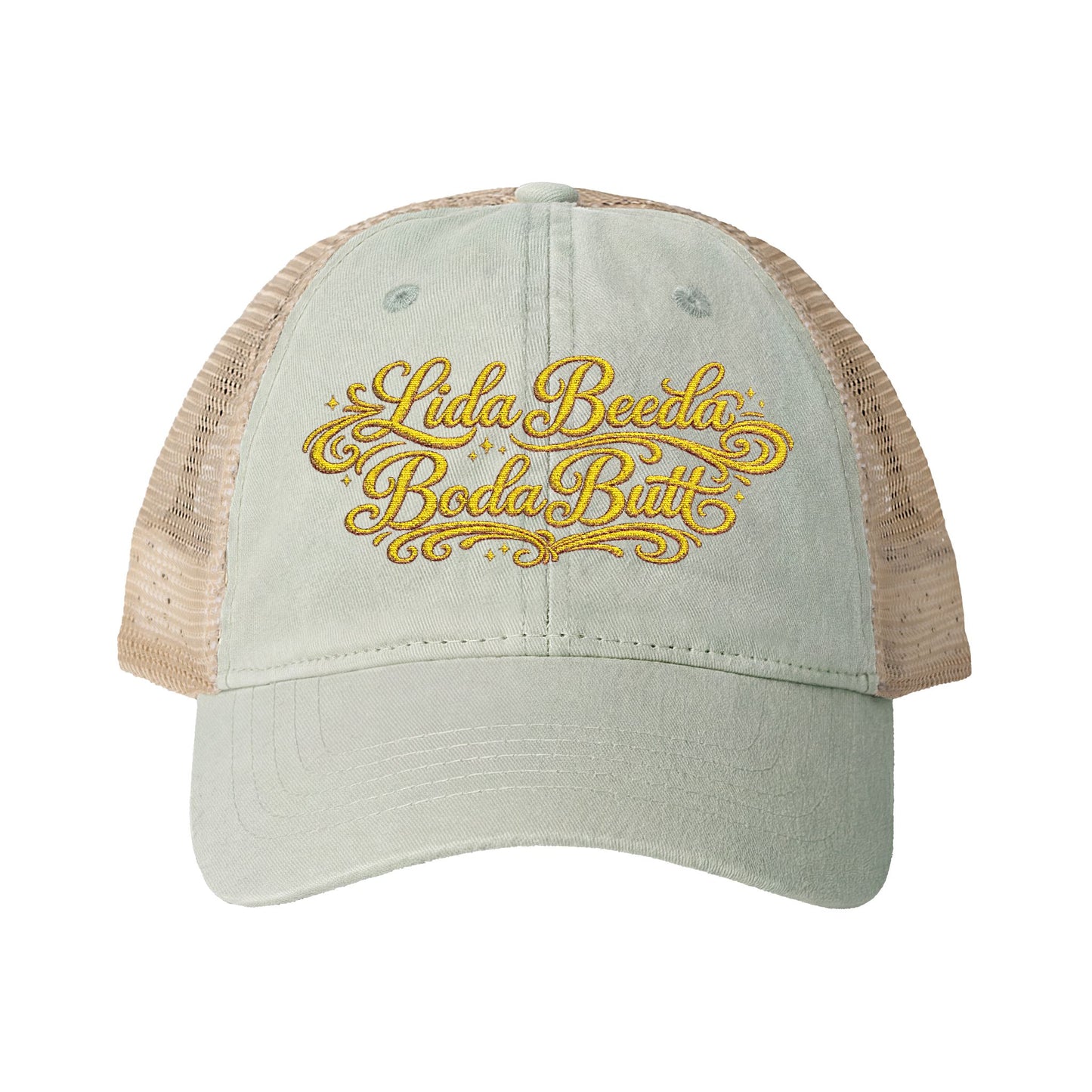 Lida Beeda Boda Butt Women's Washed Mesh-Back Cap
