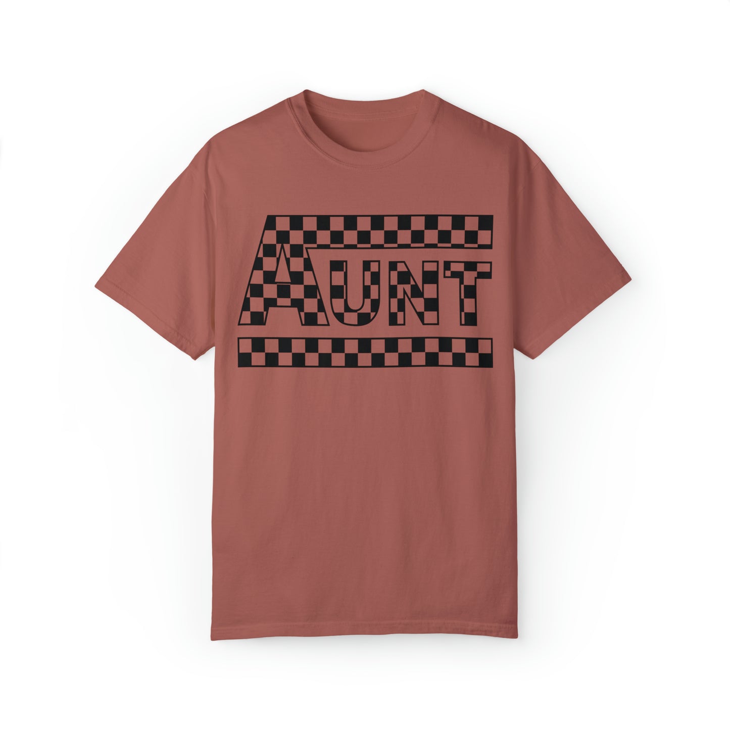 Checkered Aunt Comfort Colors Unisex Garment-Dyed T-shirt