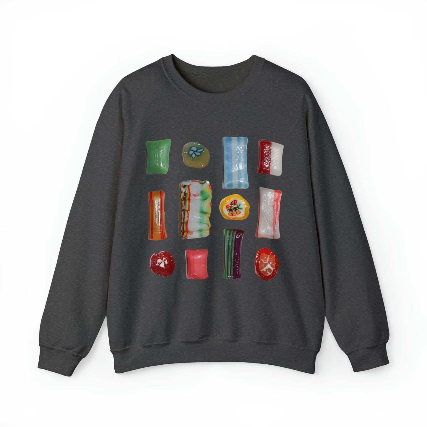 Christmas Candy Sweatshirt Unisex Heavy Blend™ Crewneck Sweatshirt