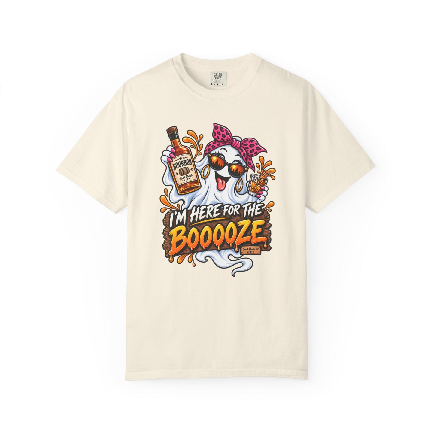 Here For The Booooze (Ladies) Comfort Colors T-shirt