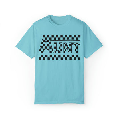 Checkered Aunt Comfort Colors Unisex Garment-Dyed T-shirt