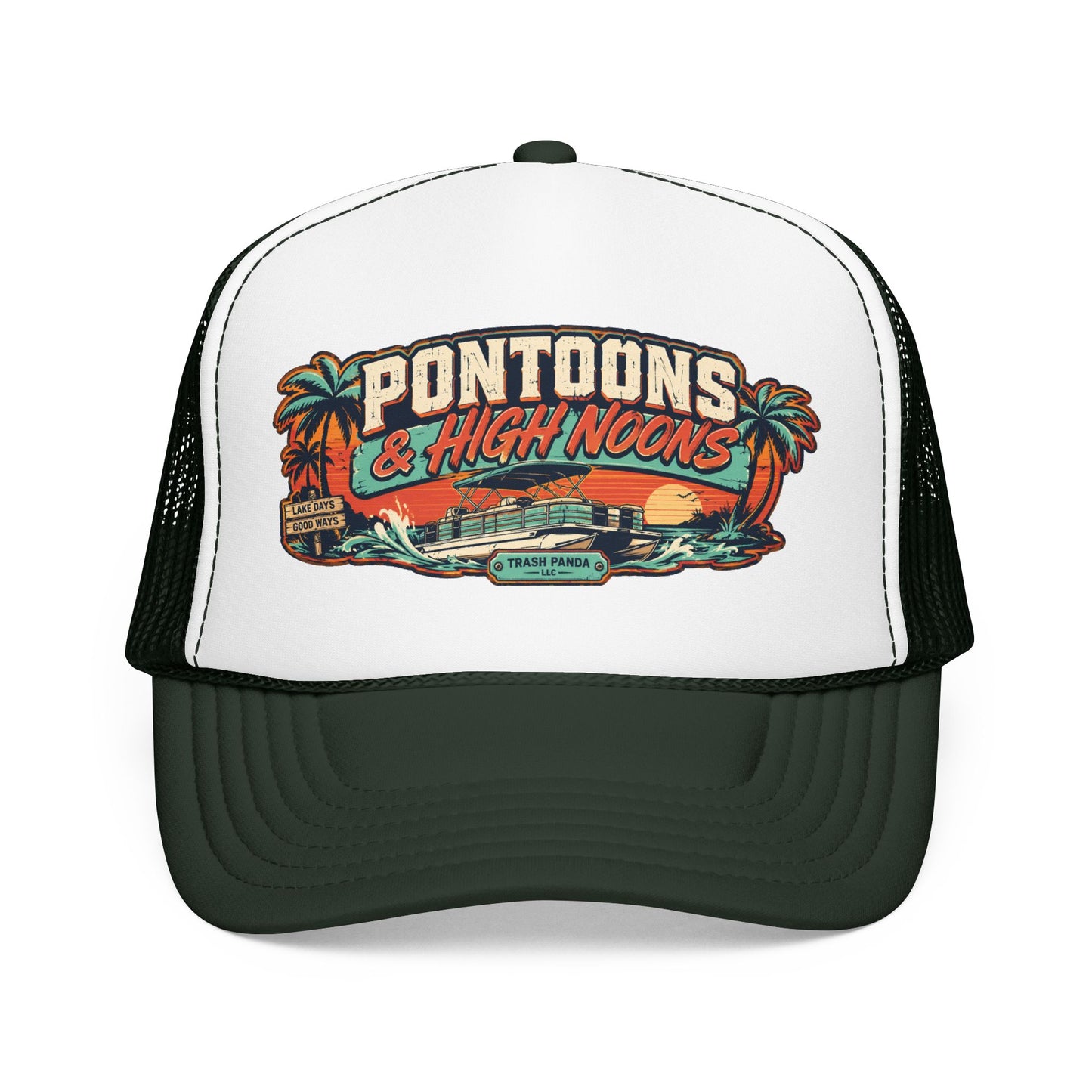 Pontoons & High Noons Foam Trucker Hat (Printed)