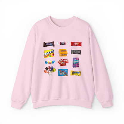 Halloween Candy Sweatshirt Unisex Heavy Blend™ Crewneck Sweatshirt