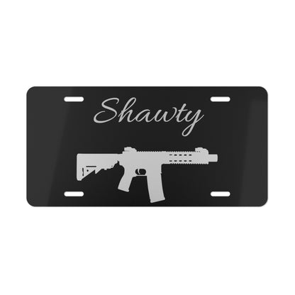 Shawty Vanity Plate