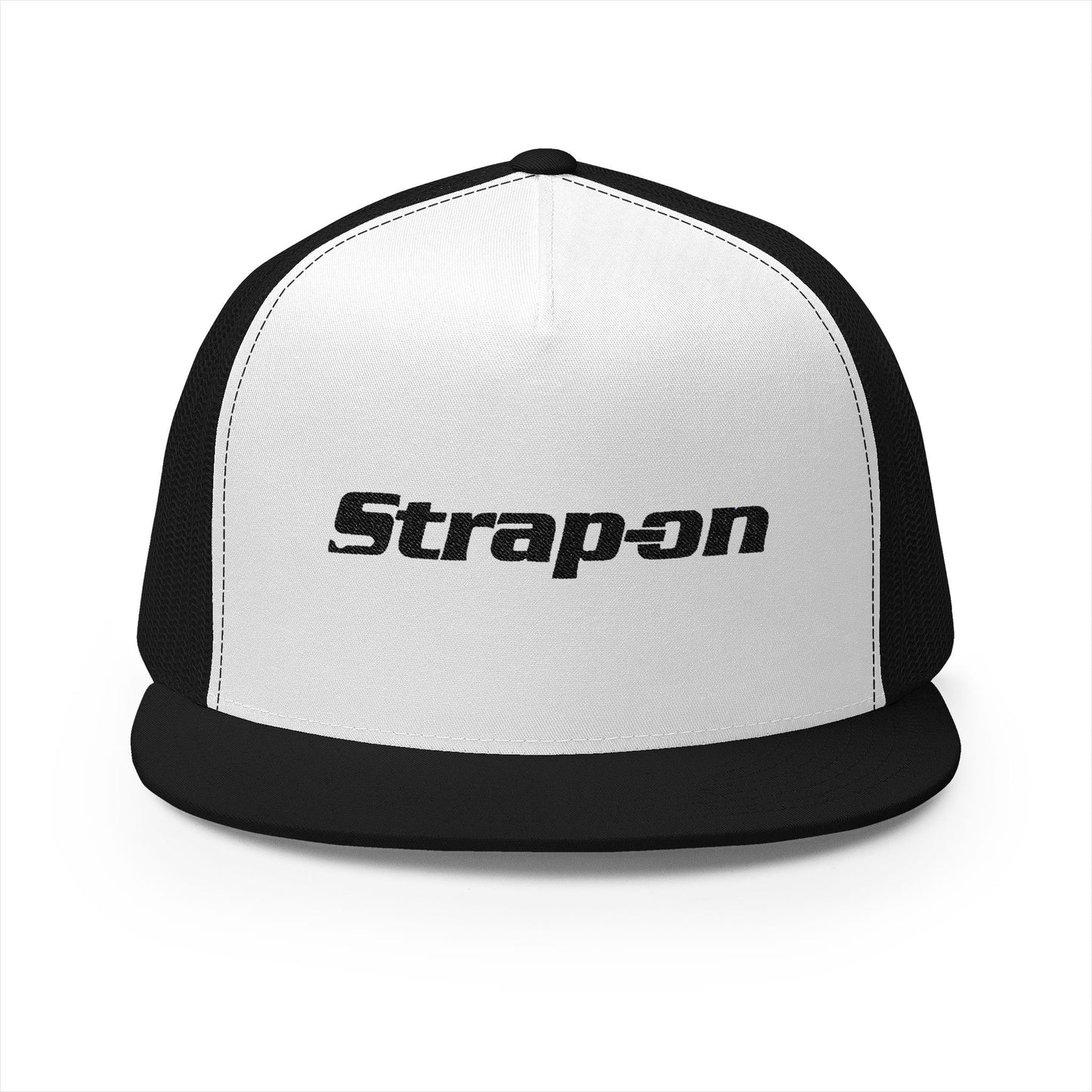 Strap-On 5 Panel Trucker Cap (Embroidery)