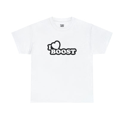 I Heart Boost Unisex Heavy Cotton Tee