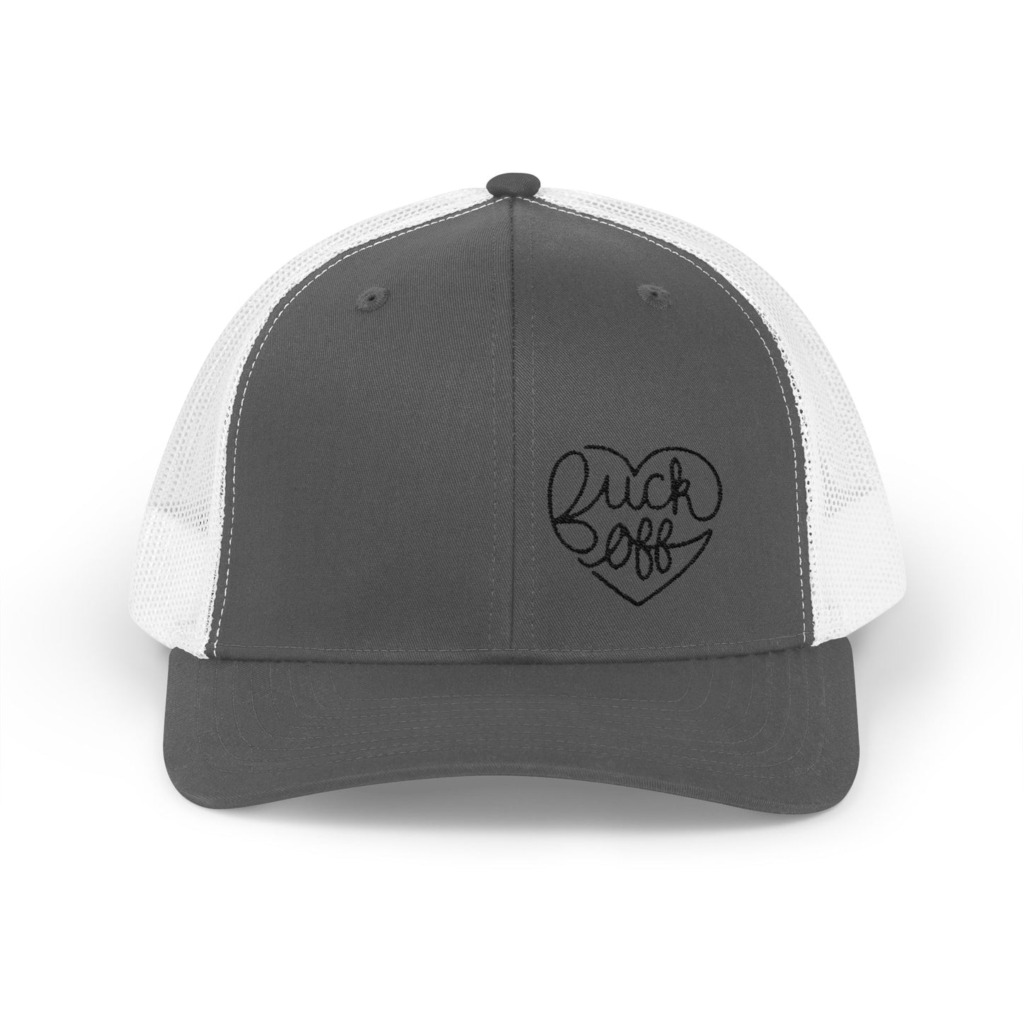 F*CK OFF Heart (Ladies) Snapback Trucker Cap