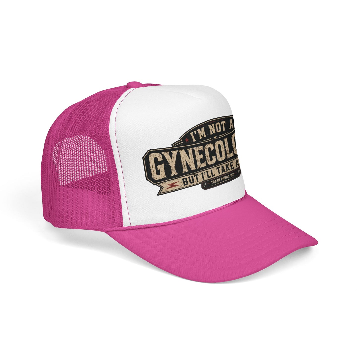 No Gynecologist Foam Trucker Hat (Printed)
