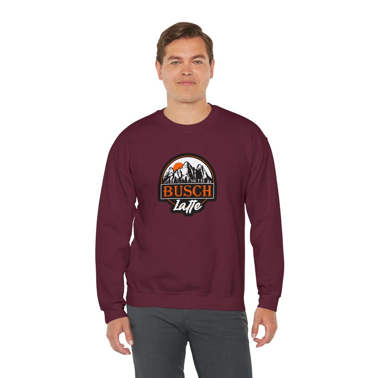 Busch Latte Sweatshirt Unisex Heavy Blend™ Crewneck Sweatshirt