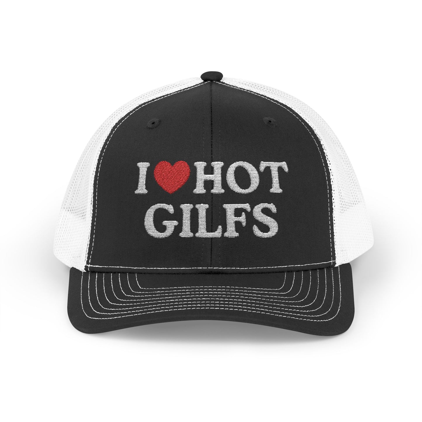 I Heart Hot Gilfs Richardson 112 Snapback Trucker Cap