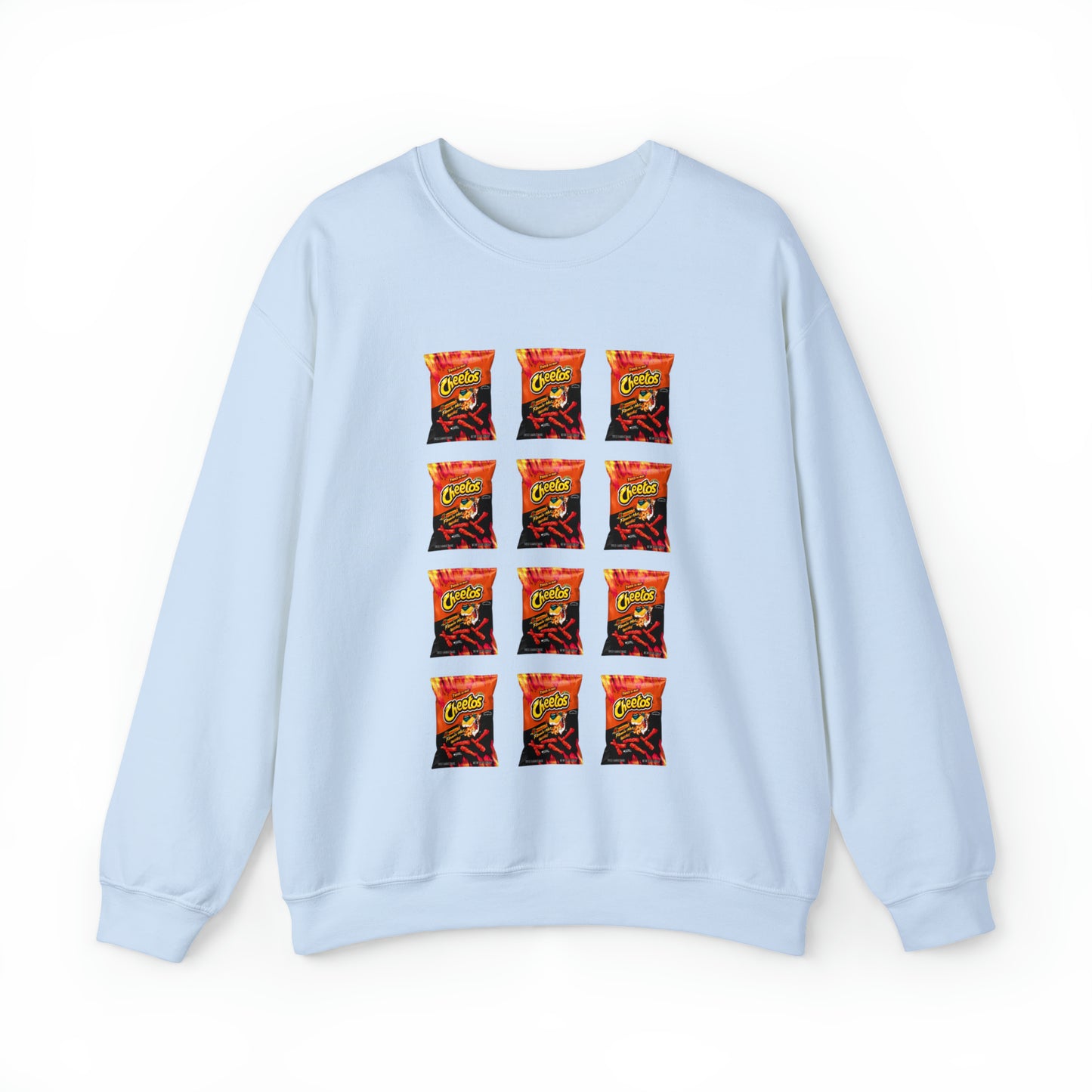 Xtra Flamin' Hot Cheetos Sweatshirt Unisex Heavy Blend™ Crewneck Sweatshirt