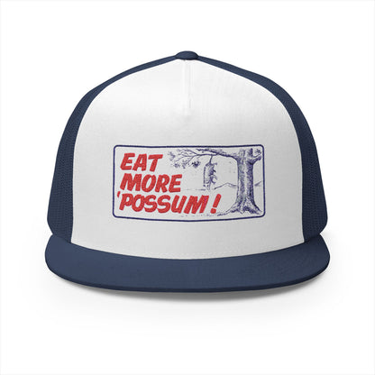 Eat More 'possum 5 Panel Trucker Cap (Embroidery)