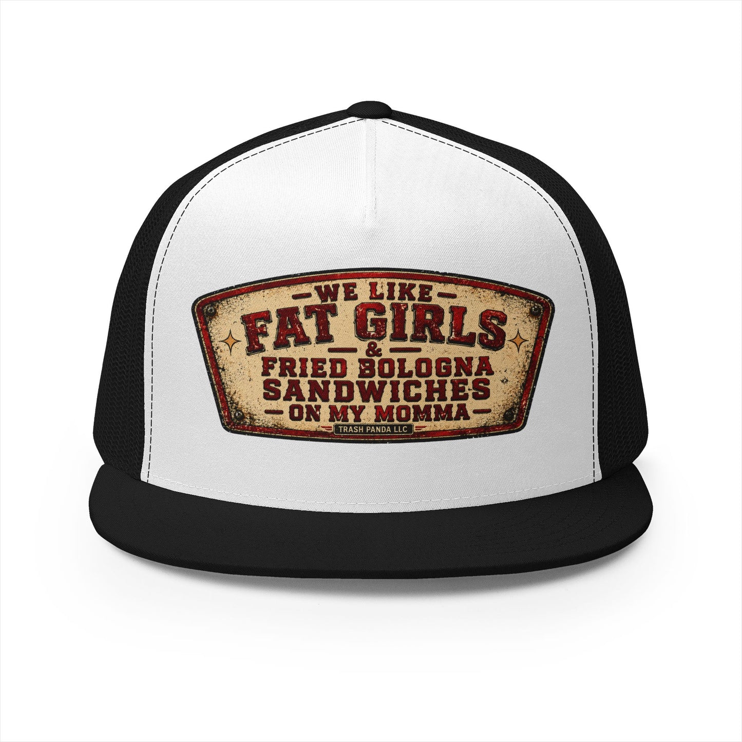 On My Momma 5 Panel Trucker Cap (Printed)