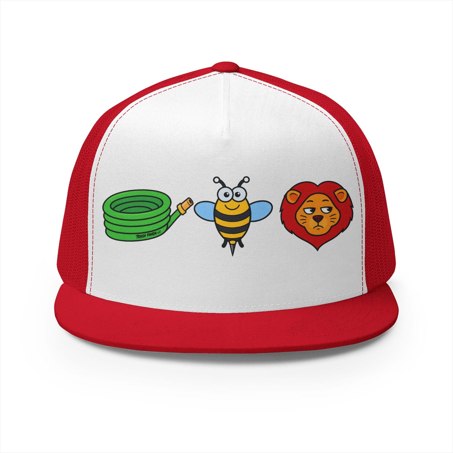 Hose Bee Lion 5 Panel Trucker Cap (Printed)