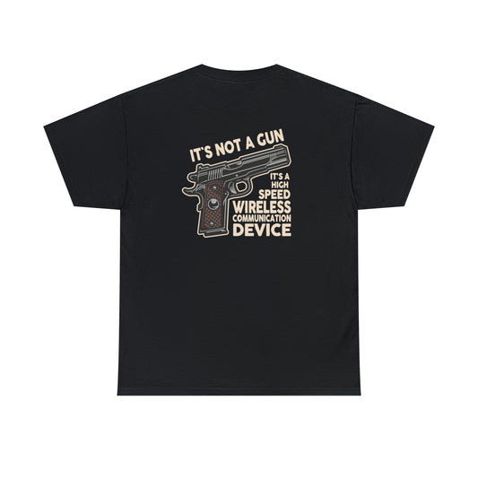 Wireless Communication Device Unisex Heavy Cotton Tee