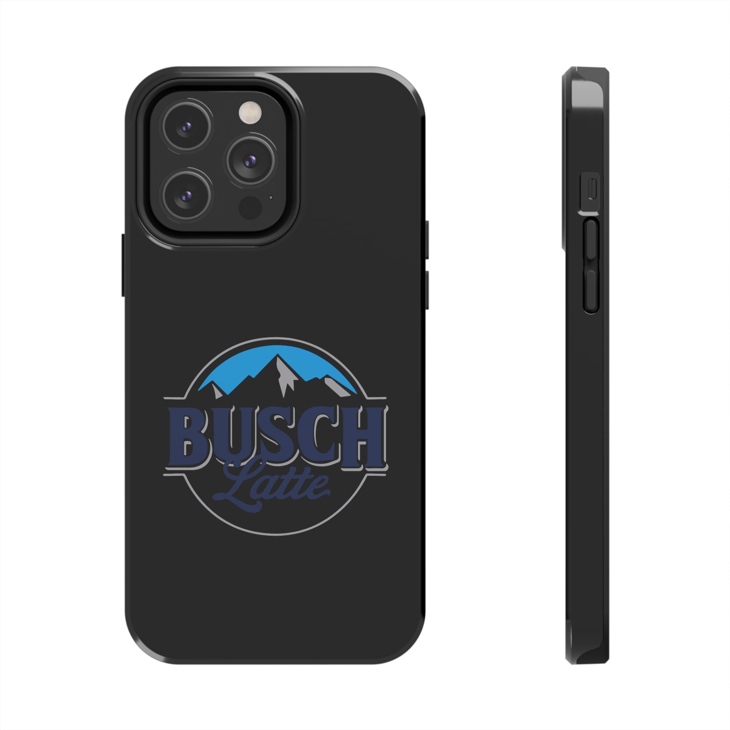 Busch Latte Blk Tough iPhone Cases