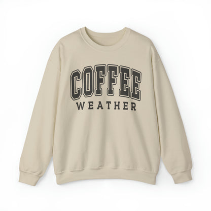 Coffee Weather Sweatshirt Unisex Heavy Blend™ Crewneck Sweatshirt