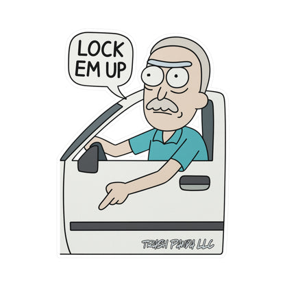 Lock Em Up Rick & Morty Vinyl Decals