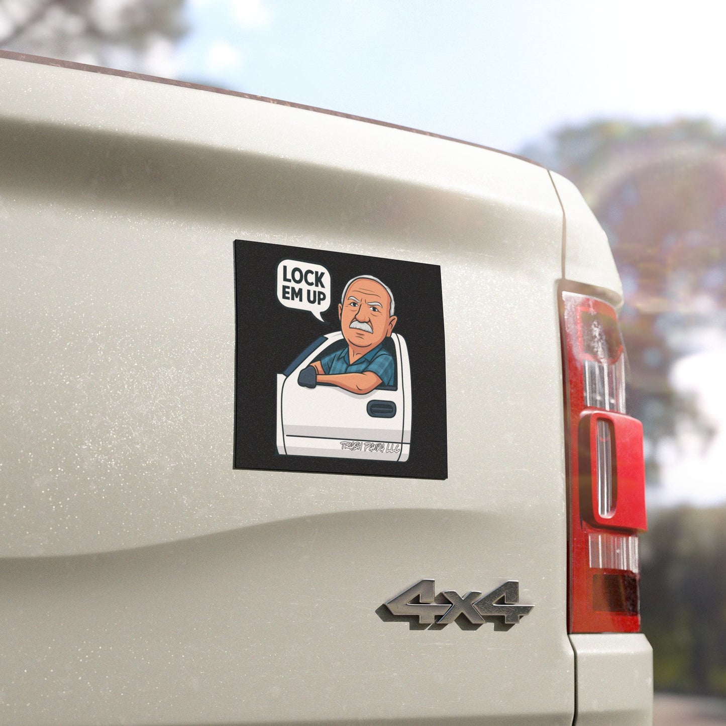 Lock Em Up Car Magnet