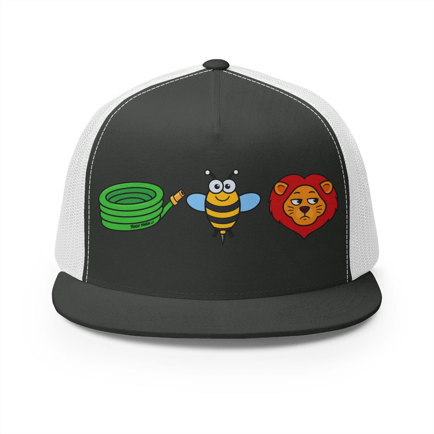 Hose Bee Lion 5 Panel Trucker Cap (Printed)