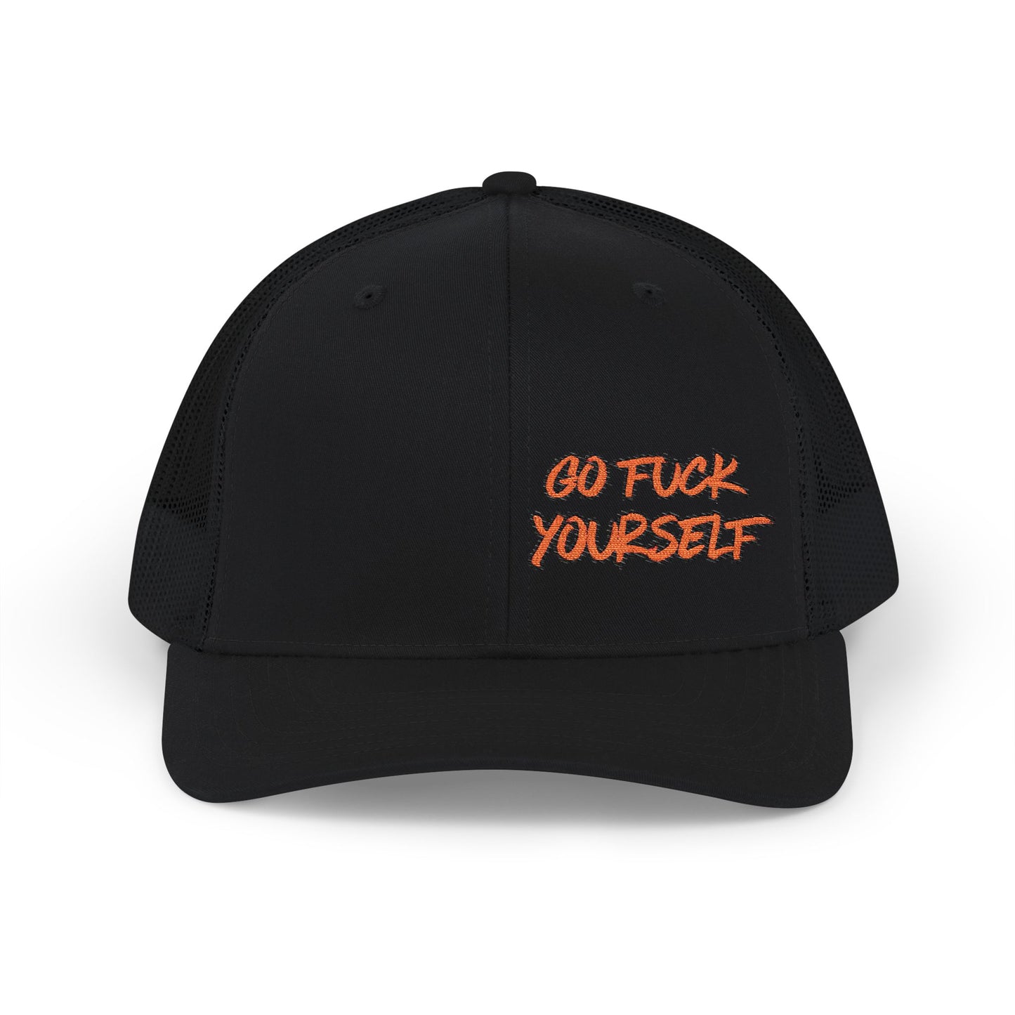 Go F Yourself (RED) Richardson 112 Snapback Trucker Cap