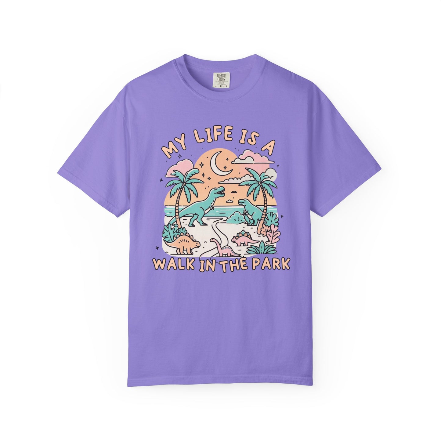 Walk In The Park Dino Comfort Colors T-shirt