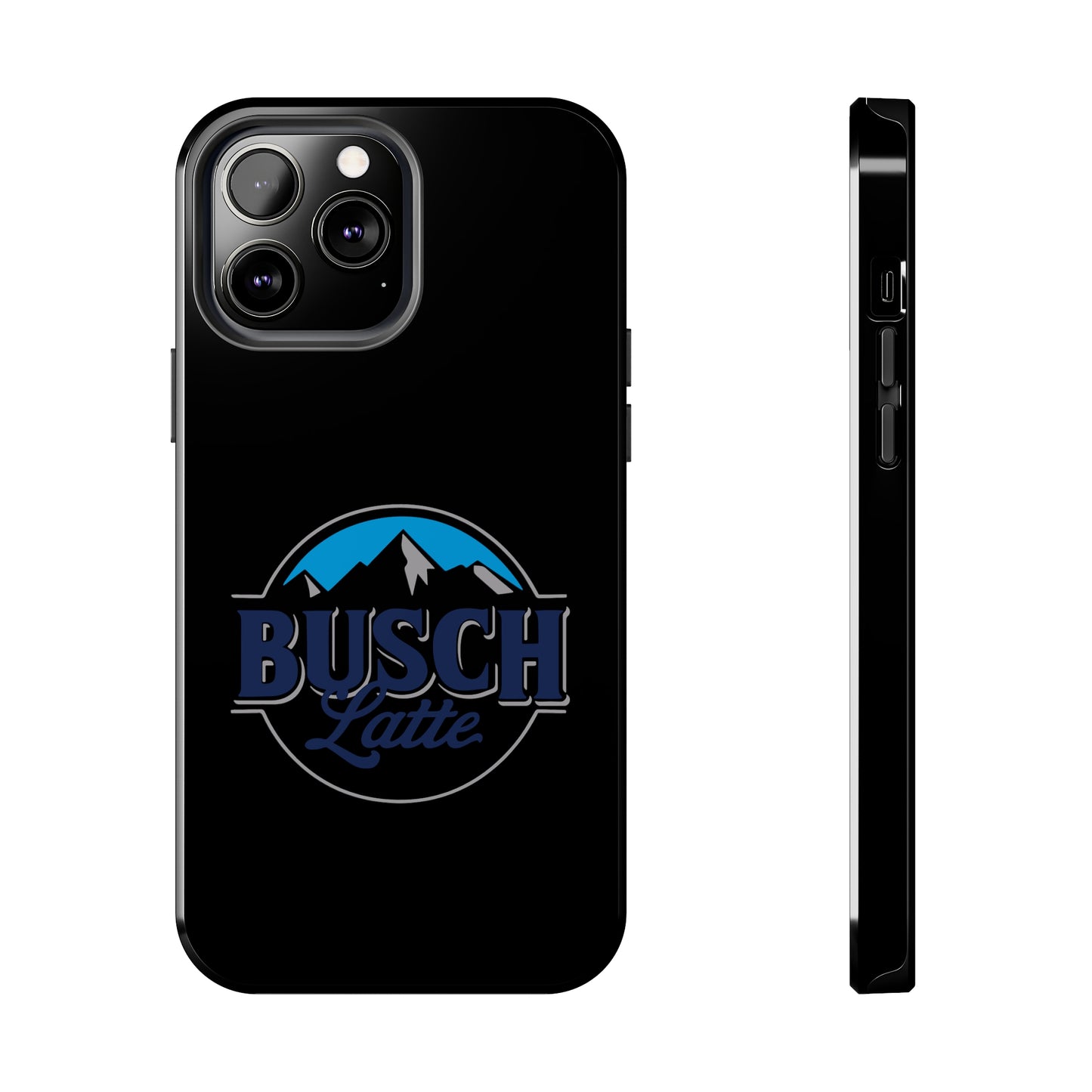 Busch Latte Blk Tough iPhone Cases