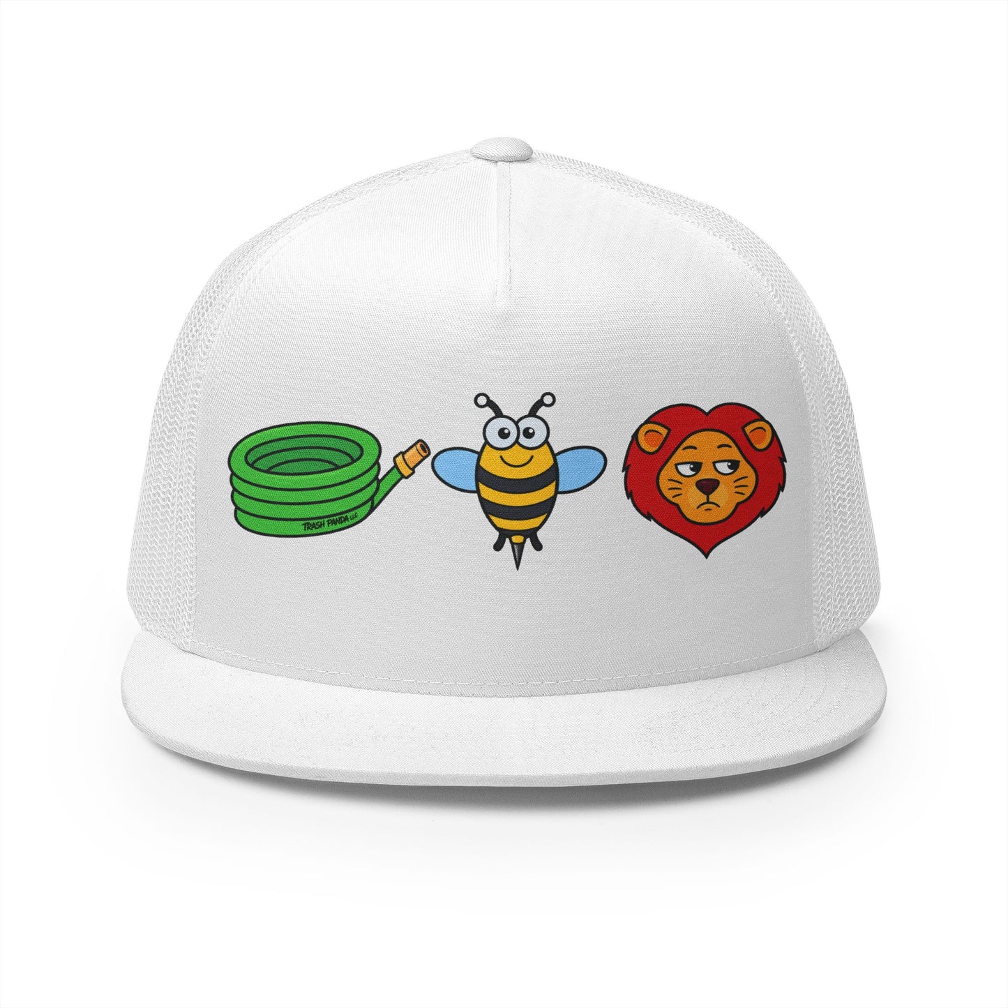 Hose Bee Lion 5 Panel Trucker Cap (Printed)
