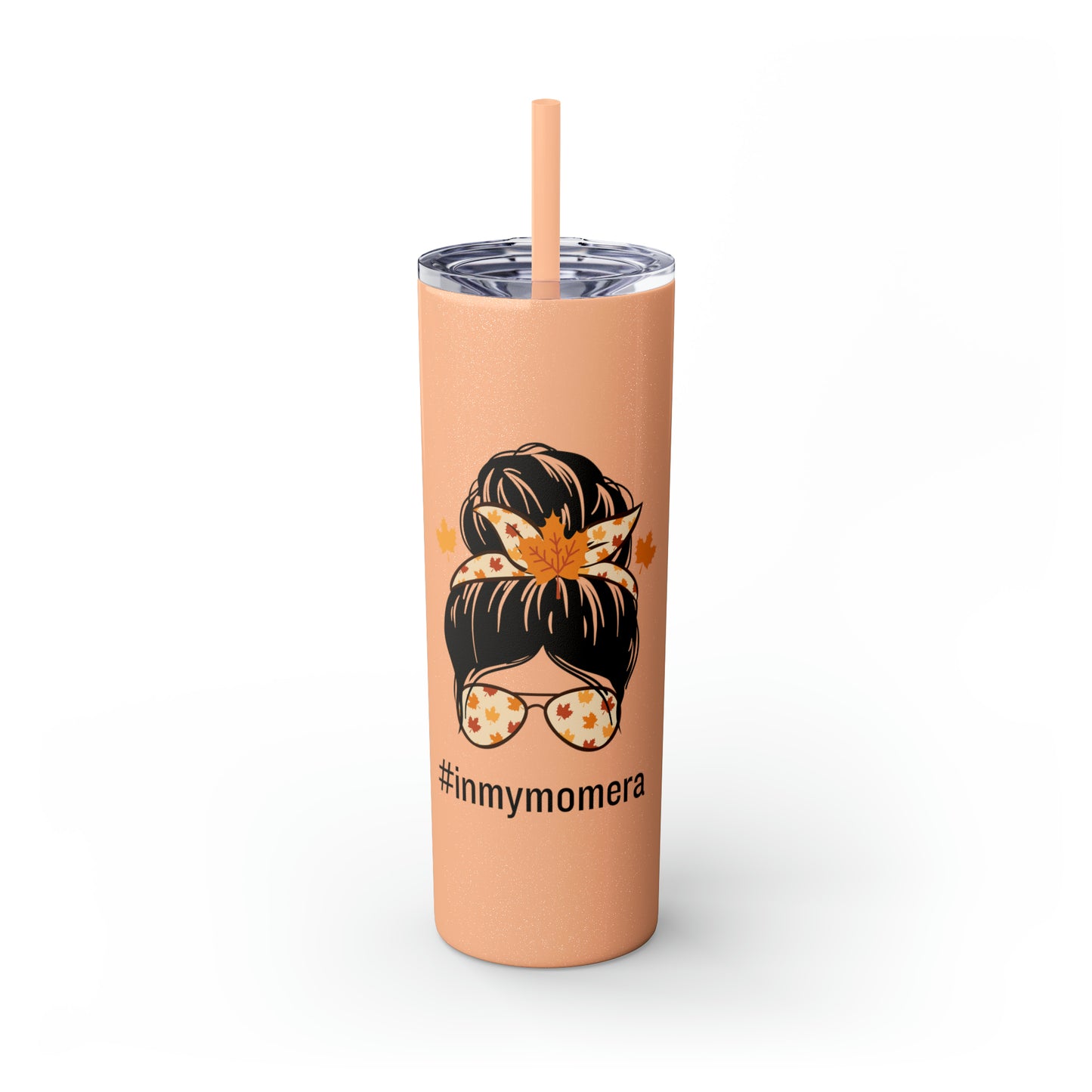 In My Mom Era Fall Skinny Tumbler with Straw, 20oz