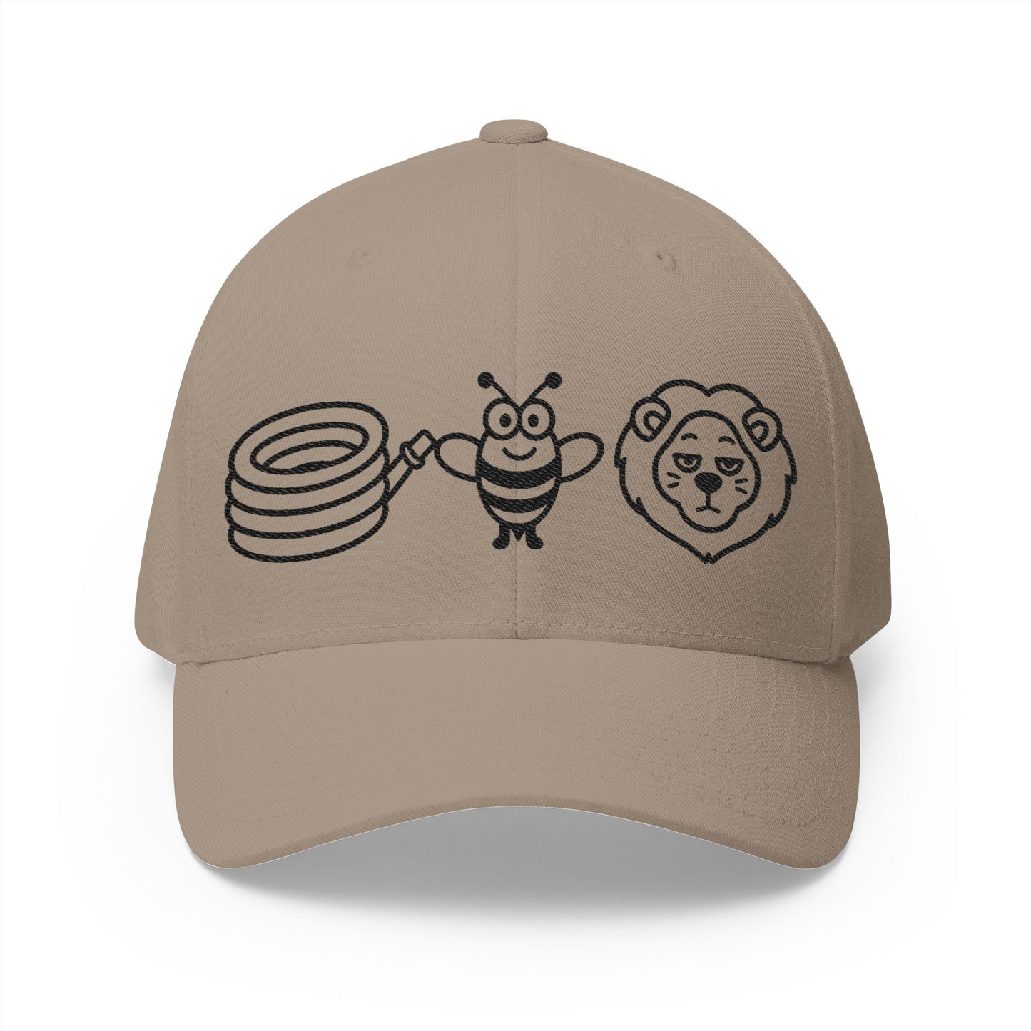 Hose Bee Lion Flex Fit Closed-Back Structured Cap (Embroidery)