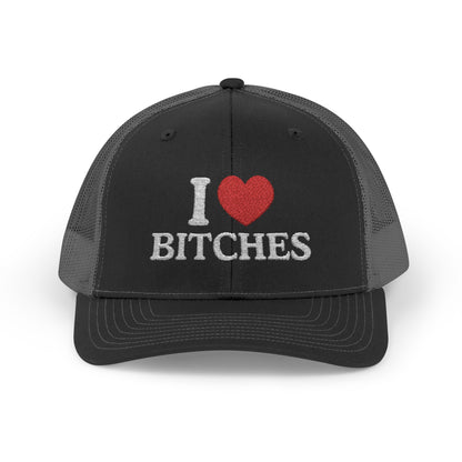 I Heart B*tches Richardson 112 Snapback Trucker Cap