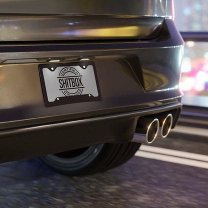 Sh*t Box Certified Grey Vanity Plate