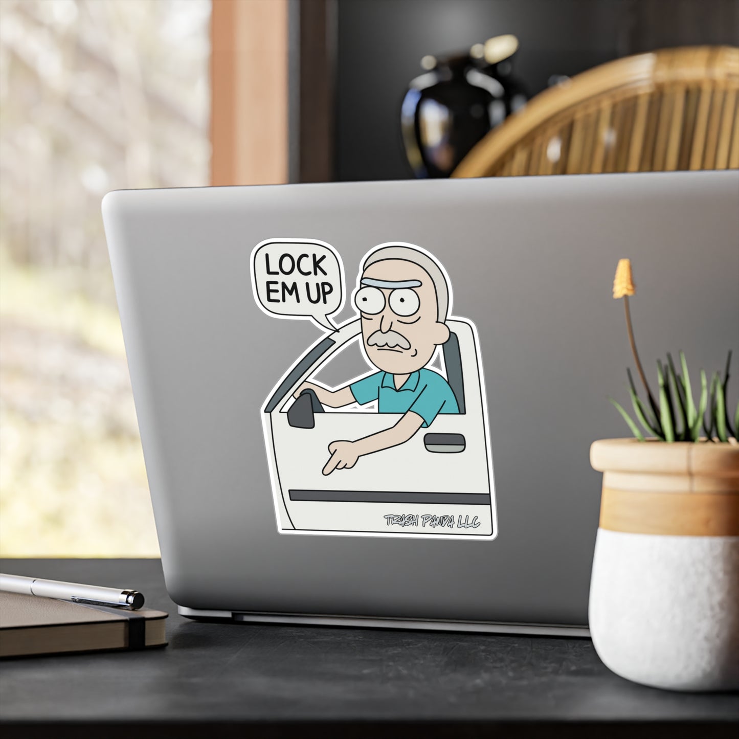 Lock Em Up Rick & Morty Vinyl Decals
