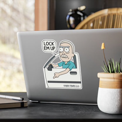 Lock Em Up Rick & Morty Vinyl Decals