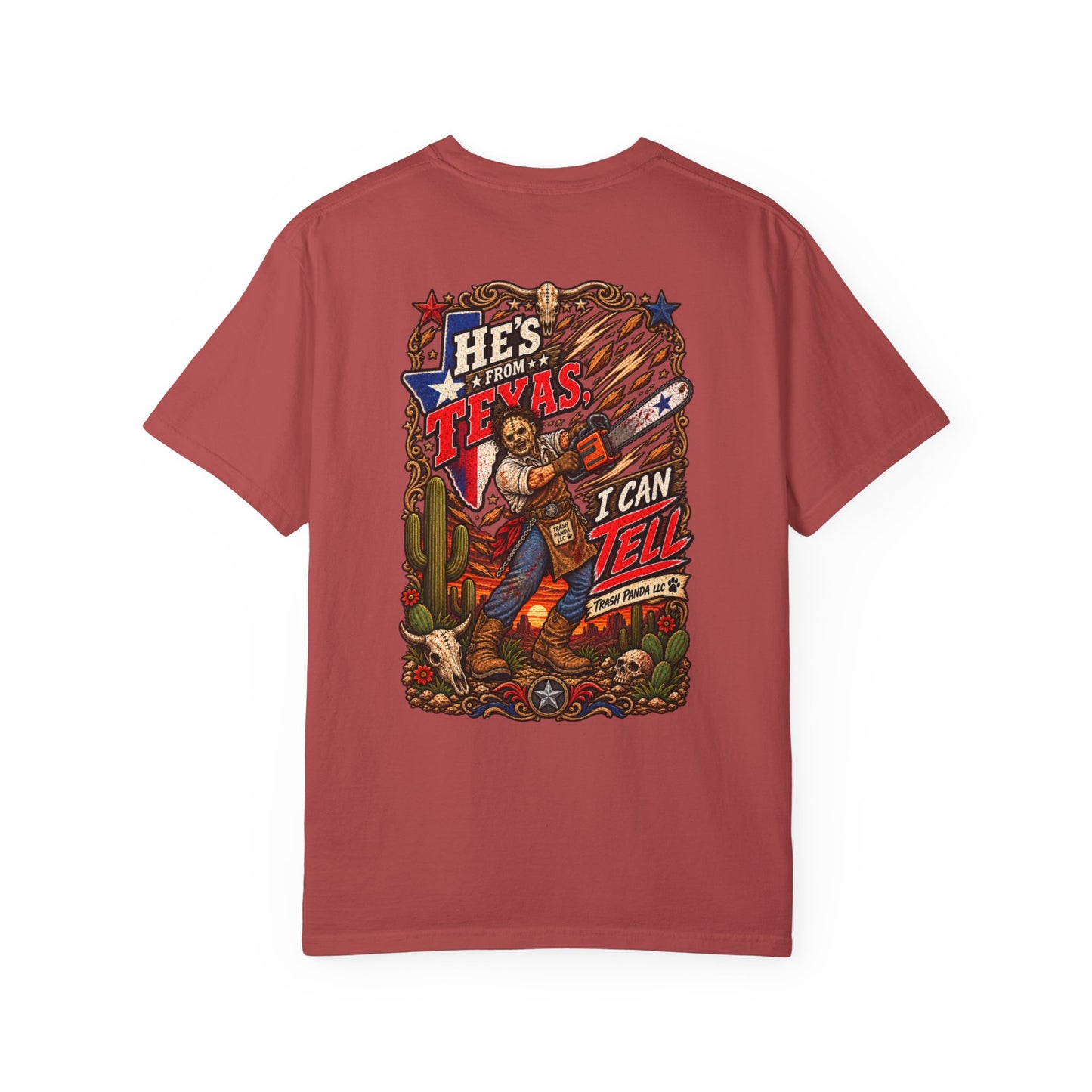 He's From Texas Comfort Colors T-shirt