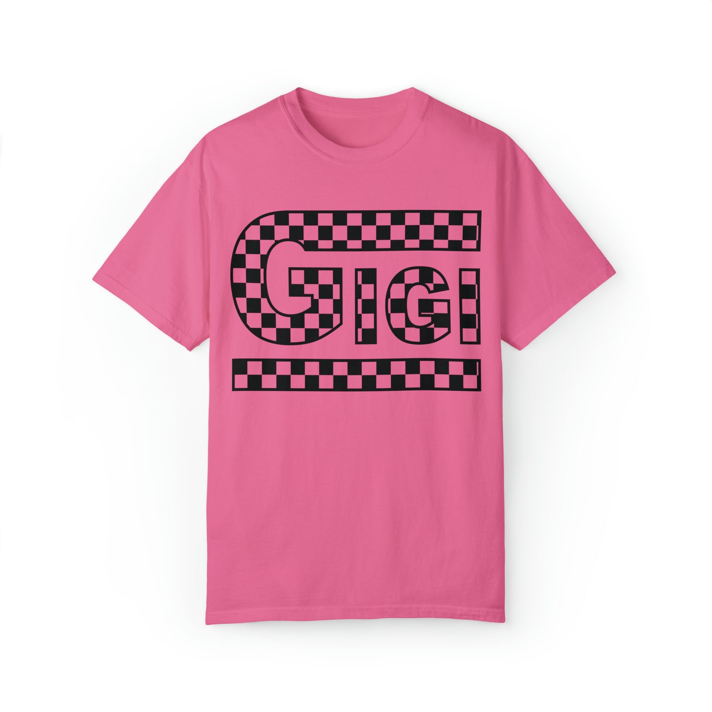 Checkered Gigi Comfort Colors Unisex Garment-Dyed T-shirt