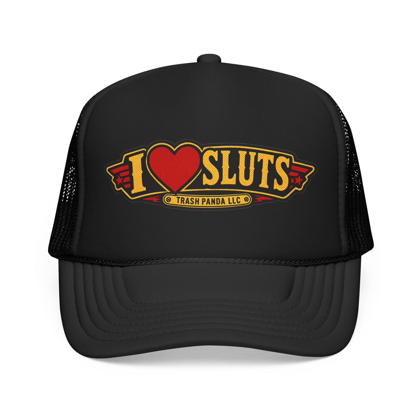 I Heart Sl*ts Foam Trucker Hat (Printed)