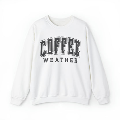 Coffee Weather Sweatshirt Unisex Heavy Blend™ Crewneck Sweatshirt