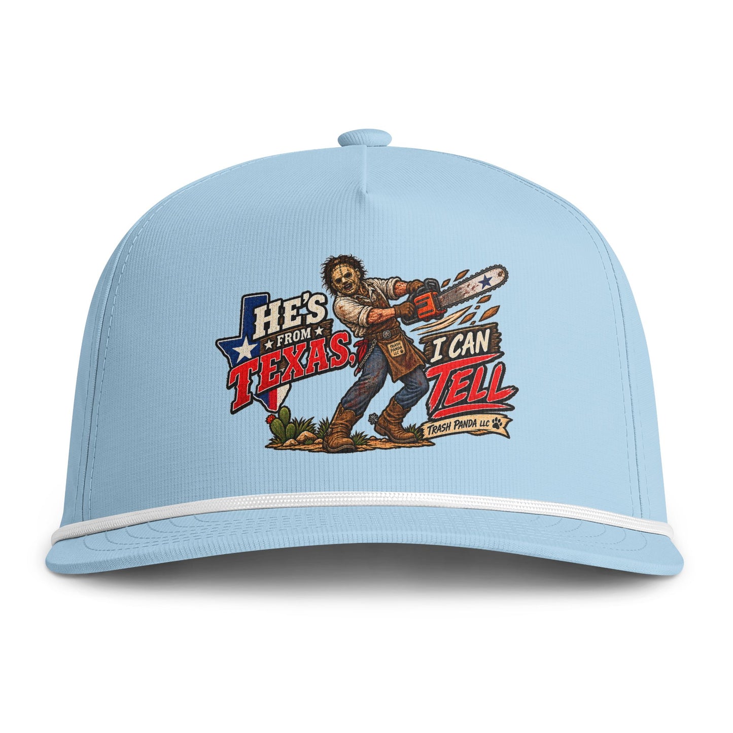 He's From Texas Comfort Colors Sunwashed Rope Cap