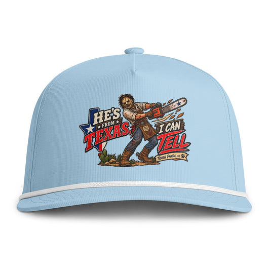 He's From Texas Comfort Colors Sunwashed Rope Cap
