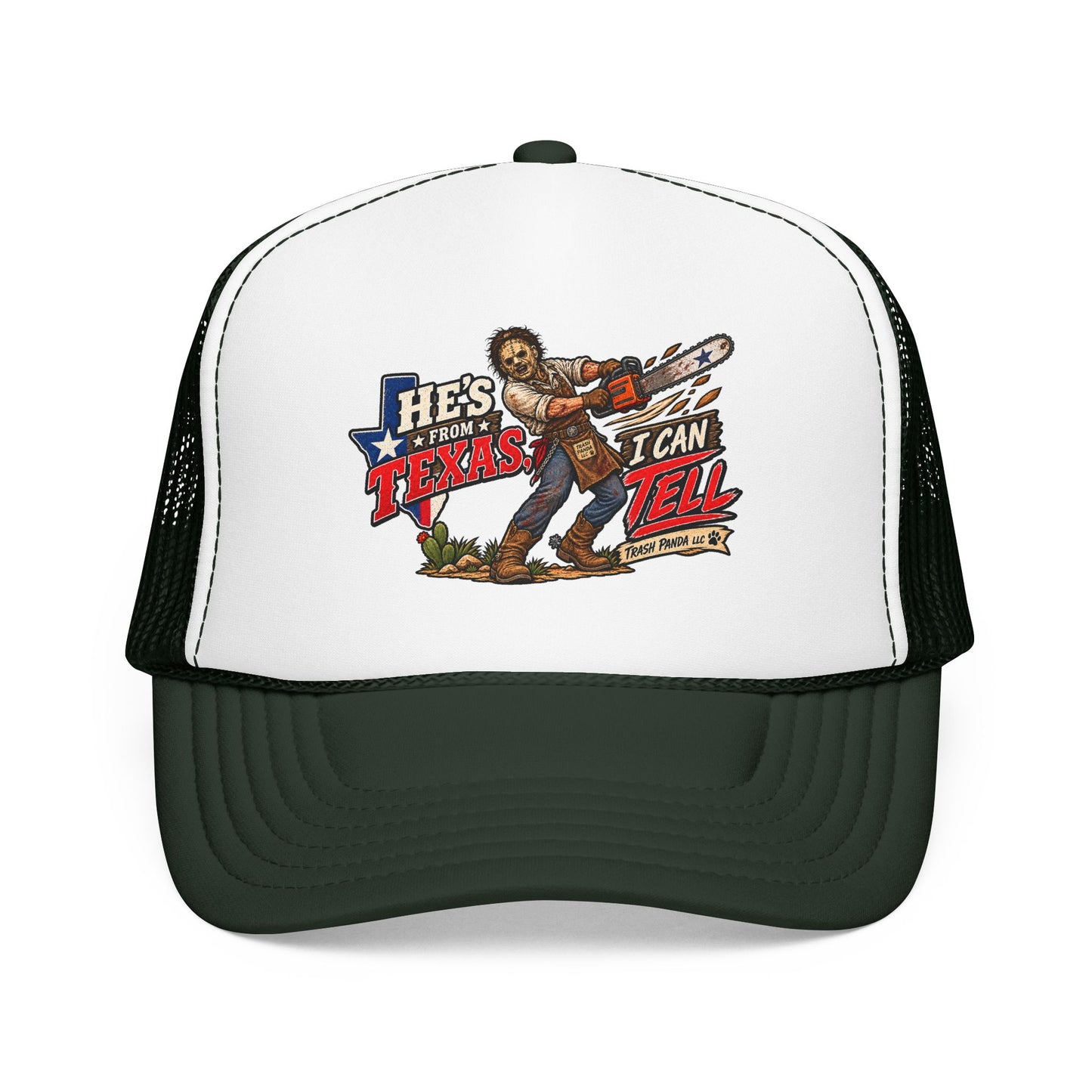 He's From Texas Foam Trucker Hat