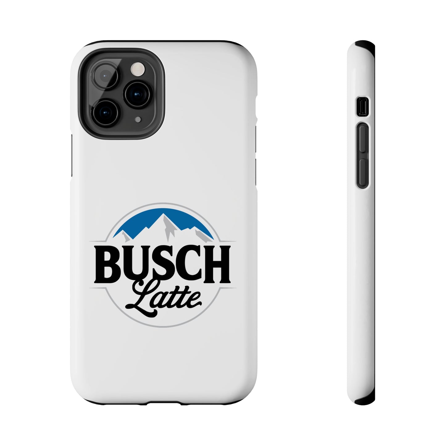 Busch Latte White Tough iPhone Cases