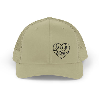 F*CK OFF Heart (Ladies) Snapback Trucker Cap